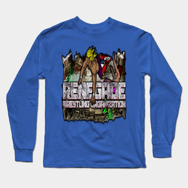 RWO Renegade Wrestling Organization Long Sleeve T-Shirt by steeldragon